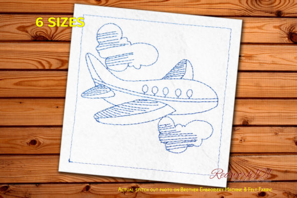 Airplane in Cloud Embroidery Review