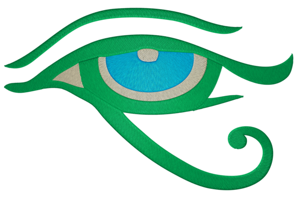Ancient Egypt Eye of Horus Embroidery