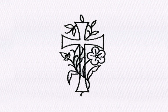 Cross with Flower Embroidery Review