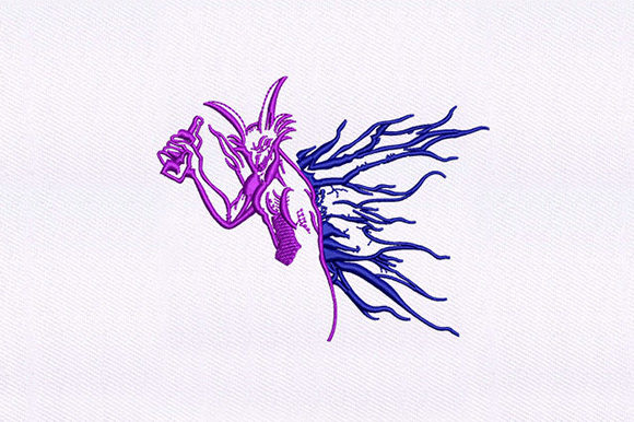 Purple Devil Puff Embroidery Design Review