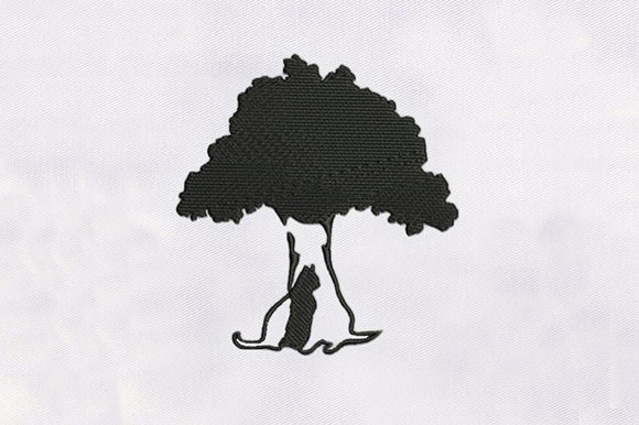 Tree with a Cat Embroidery Design Review
