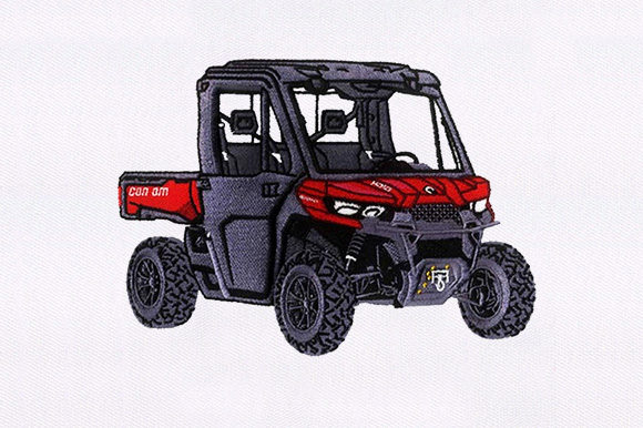 Vehicle Embroidery Design for Seasonal and Holiday Products
